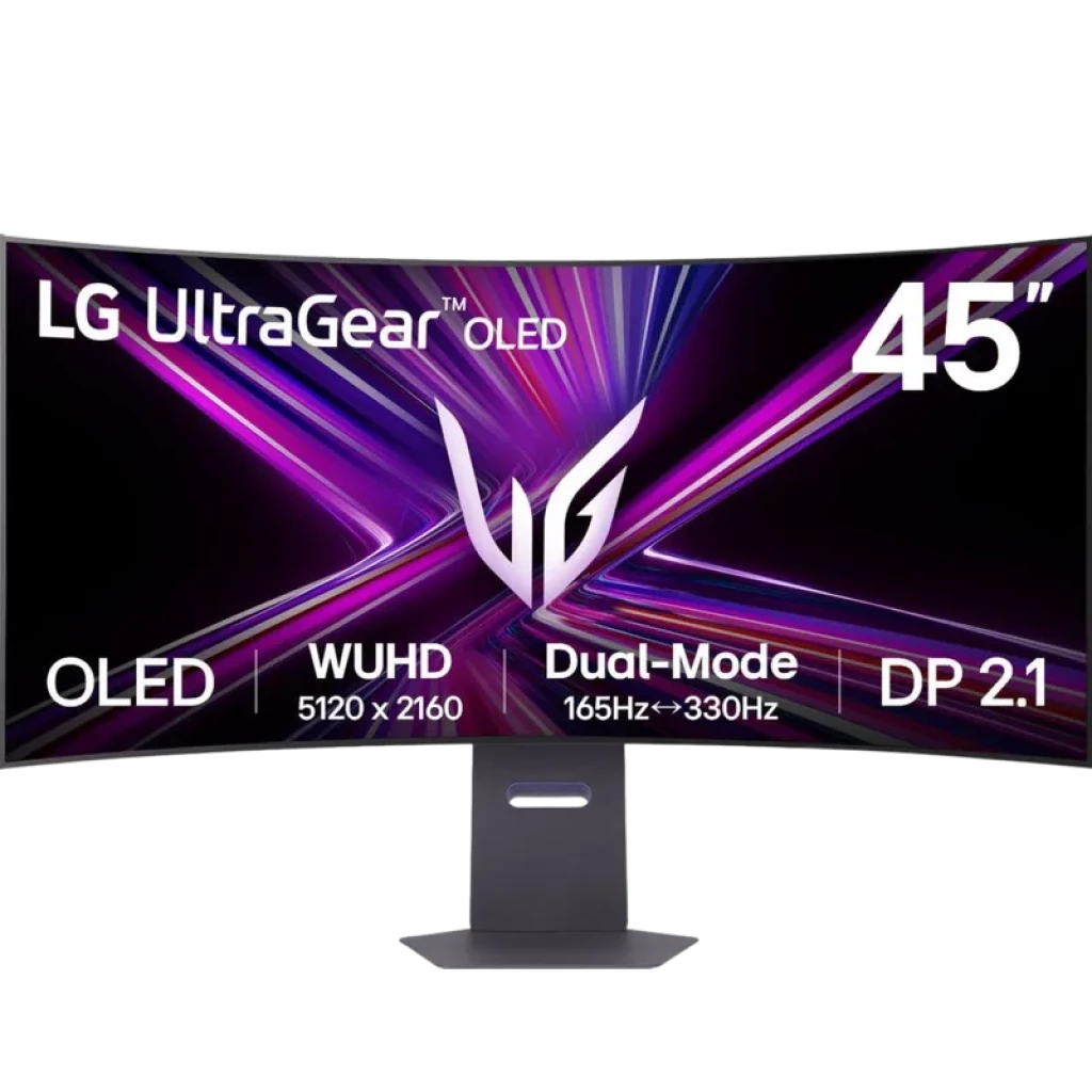 LG UltraGear 45GX950A-B 44,5" OLED UltraWide Dual UltraHD 5K2K 165 Hz 0,03 ms FreeSync Premium Pro Curvo - Monitor para PC