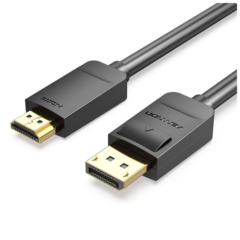 Vention HADBG - Displayport macho - HDMI macho - 1,5 m preto - Cabo conversor