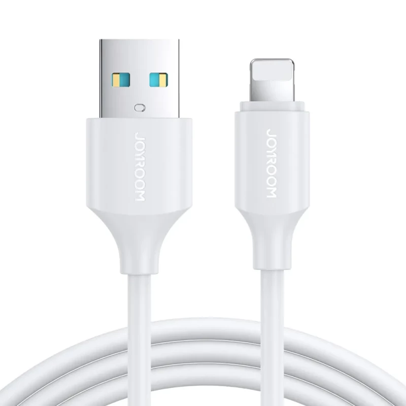Cabo Joyroom USB-A para Lightning Carregamento Rápido Branco