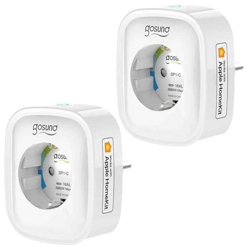 Gosund SP1-H HomeKit 16A Pack of 2 Branco - Tomada Inteligente