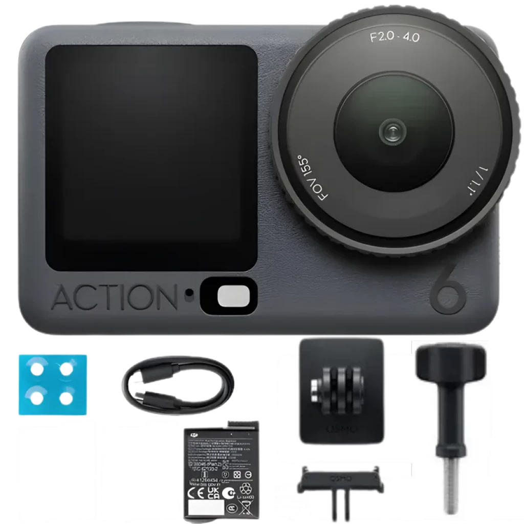 DJI Osmo Action 6 Combo Standard 64 GB 4K Ultra HD Wi-Fi BT