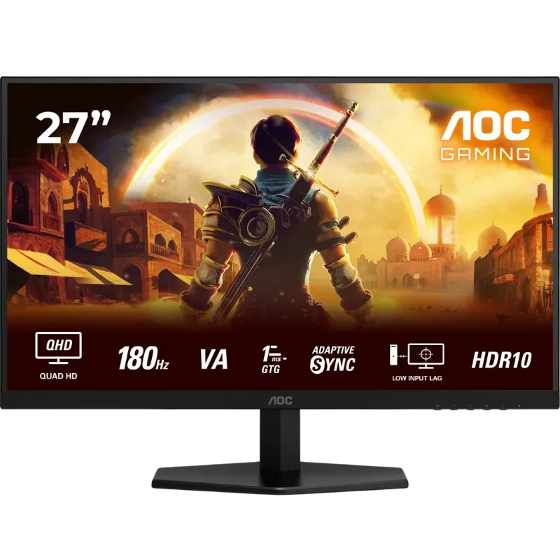 AOC G4 Q27G42XNE 27" Quad HD LED Fast VA 180 Hz 1ms GtG HDR10 FreeSync - Monitor PC Gaming