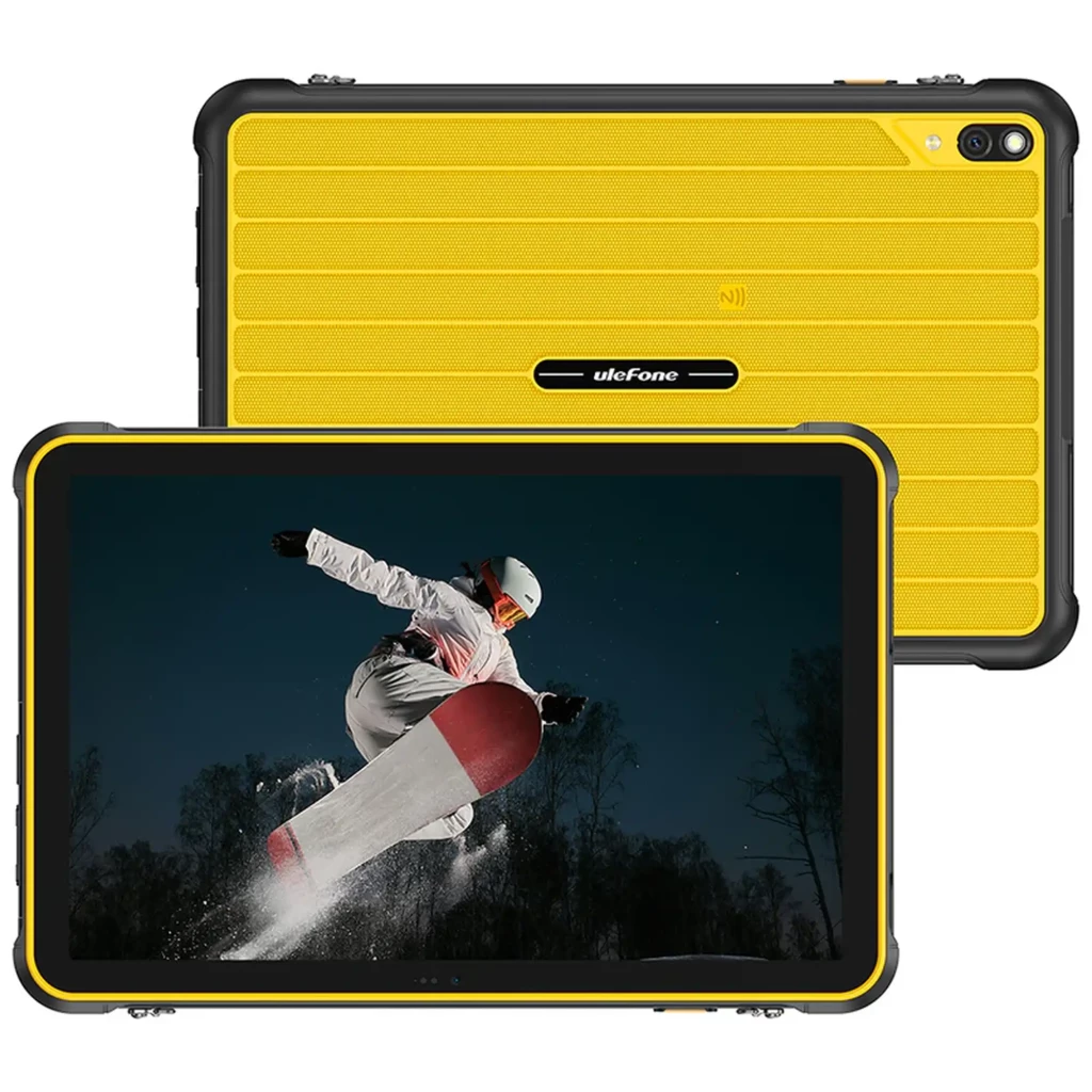 Ulefone RugKing Pad 2 Pro 4G 128 GB Amarelo Com tripla certificação de resistência 8 GB de RAM Câmara traseira de 48 MP