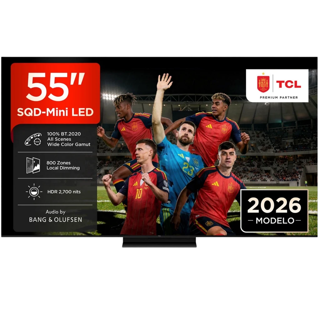 TCL 55C7L Smart TV QD-Mini LED 55" 4K Google TV Preto