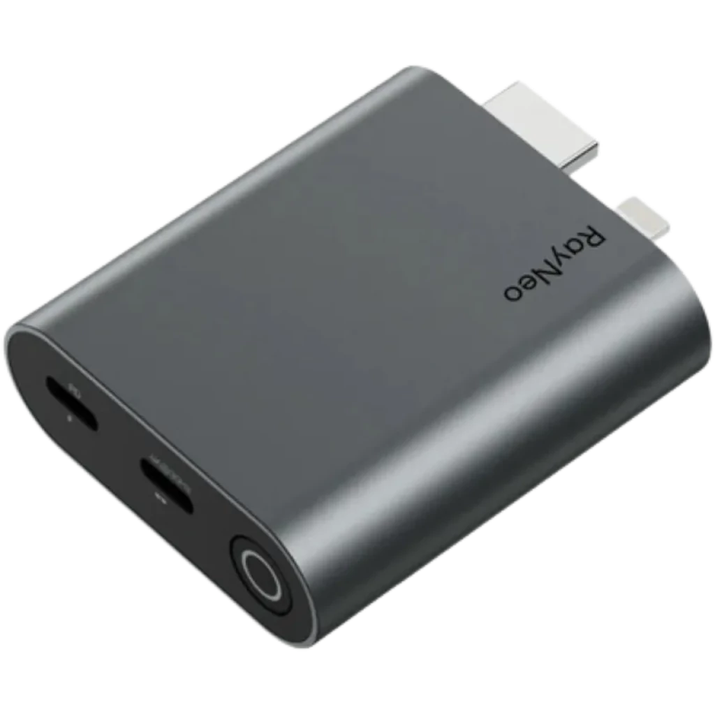 Adaptador HDMI para USB-C para carregar os óculos AR RayNeo