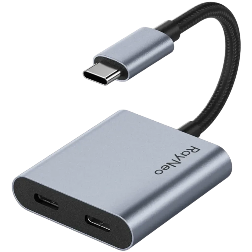 Adaptador de carregamento USB-C para óculos AR RayNeo