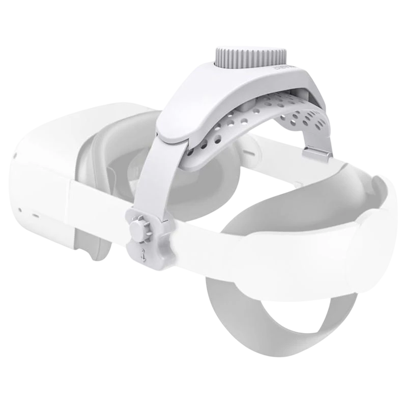 Correia DEVASO Ajustável para Meta Quest 3S, 3, 2, Pro, Pico 4, Pico 4 Pro Branco - Acessórios para óculos de realidade virtual