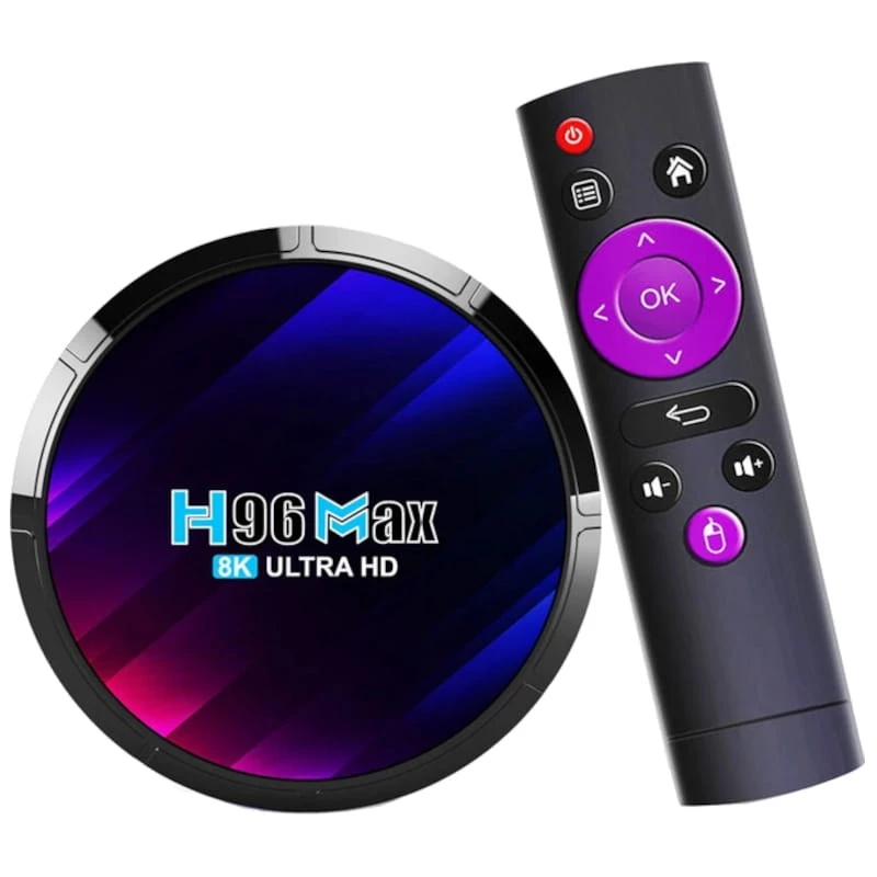 H96 MAX RK3528 4GB/32GB Android 13 Preto – Android TV