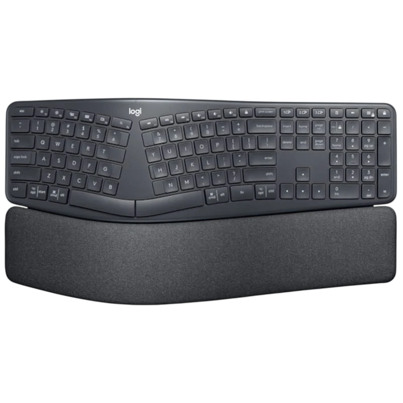 Teclado mecânico Logitech Ergo K860 sem fios Grafite