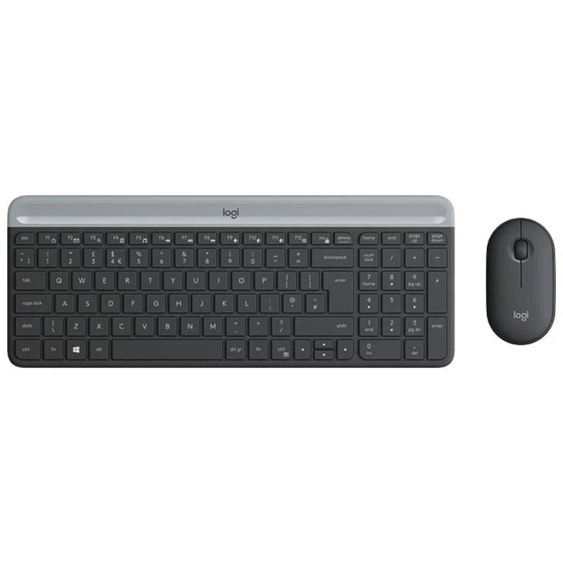 Teclado e rato sem fios Logitech MK470 Grafite