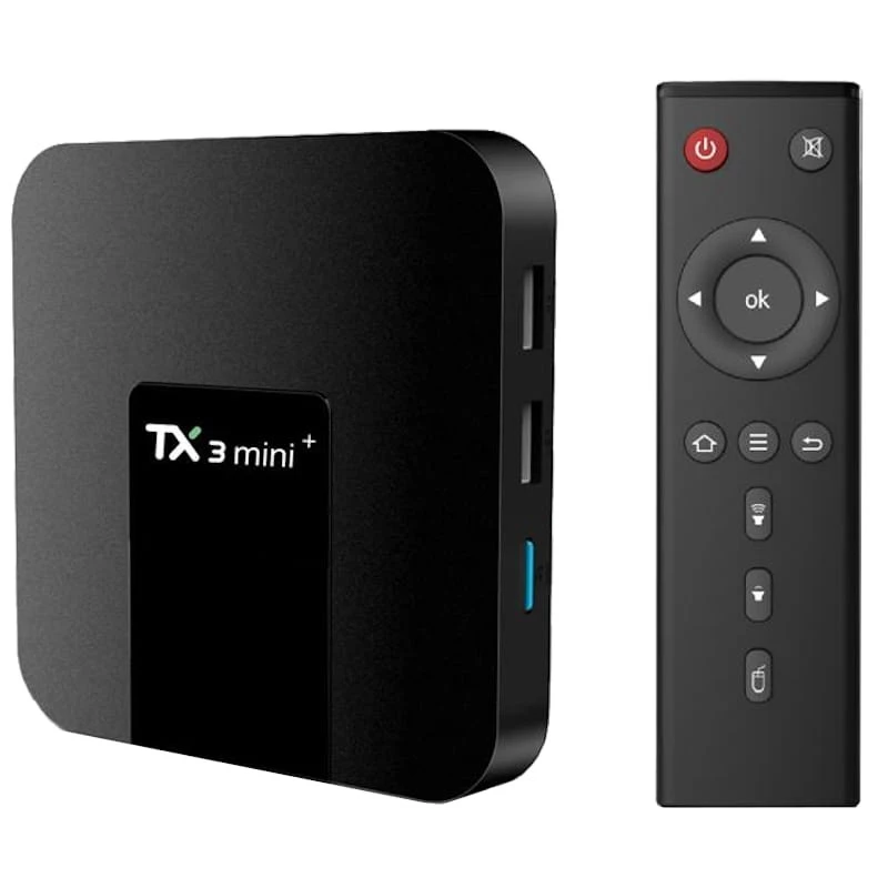 Tanix TX3 Mini Plus S905W2 4K 4GB/32GB Dual Band Android 11 Preto - Android TV