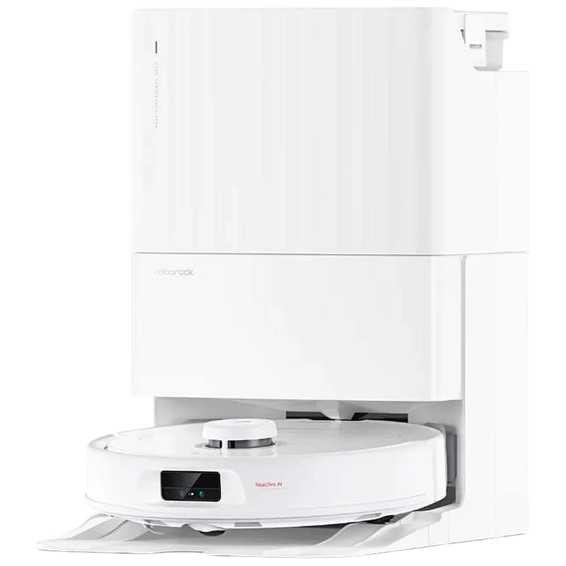 Roborock Qrevo MaxV White with Self-cleaning Base - Robot Vacuum Cleaner
