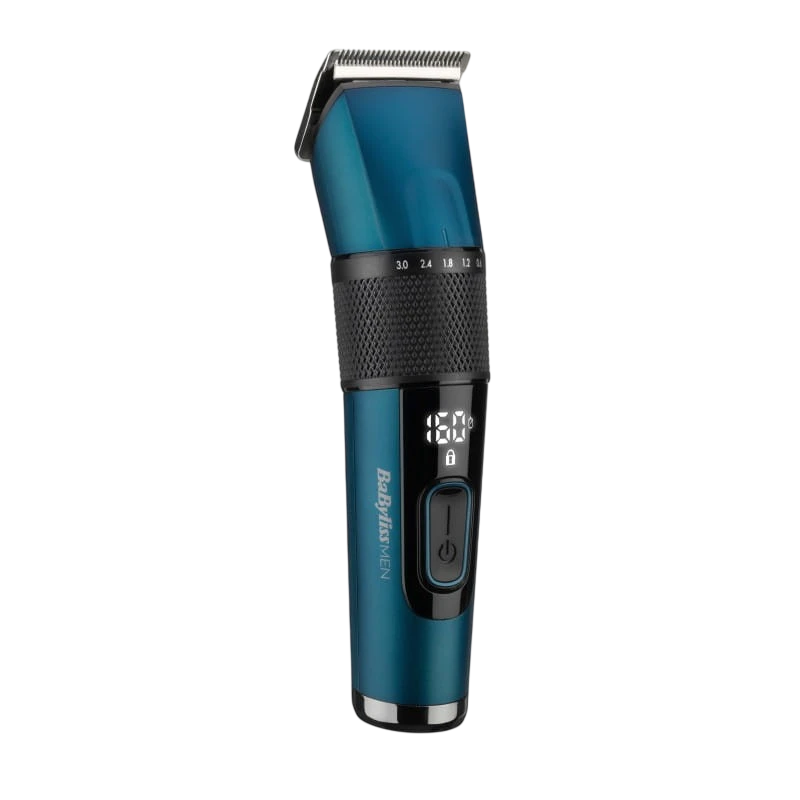 BaByliss Japanese Steel Digital E990E Azul metálico - Máquina de cortar cabelo sem fios