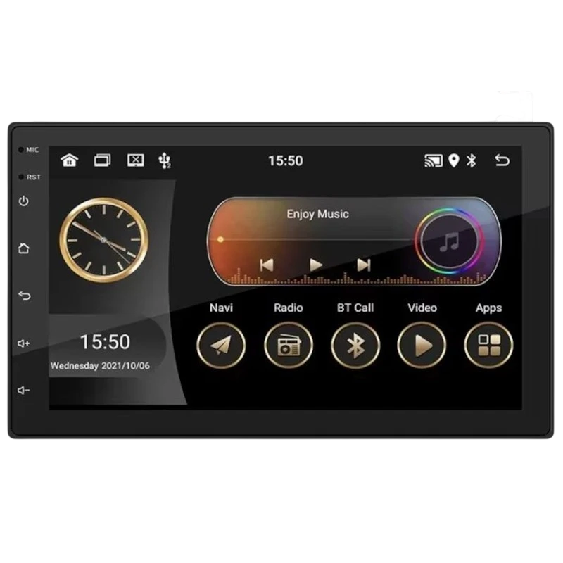 Autorádio 2 DIN SWM 9101-J 2GB/64GB GPS Carplay/Android Auto Preto