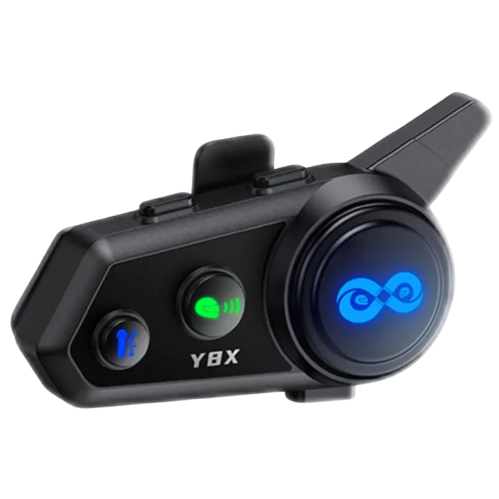 Intercomunicador para moto Y8X Mesh de 8 condutores