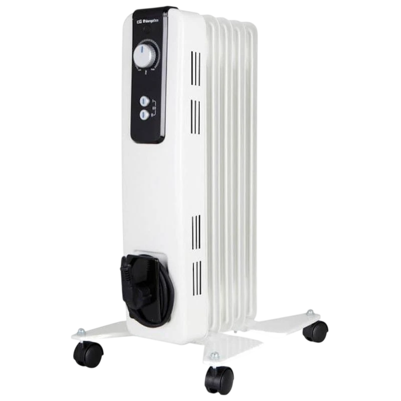 Radiador de óleo elétrico Orbegozo RH 1000 1000W Branco