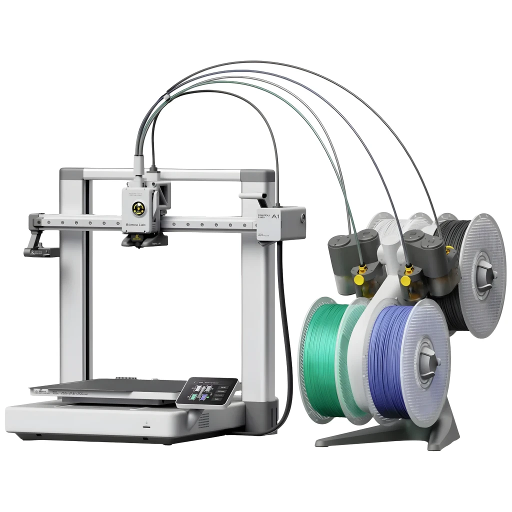 Bambu Lab A1 Combo FDM 500 mm/s 256 x 256 x 256 mm AMS Lite 4 cores - Impressora 3D