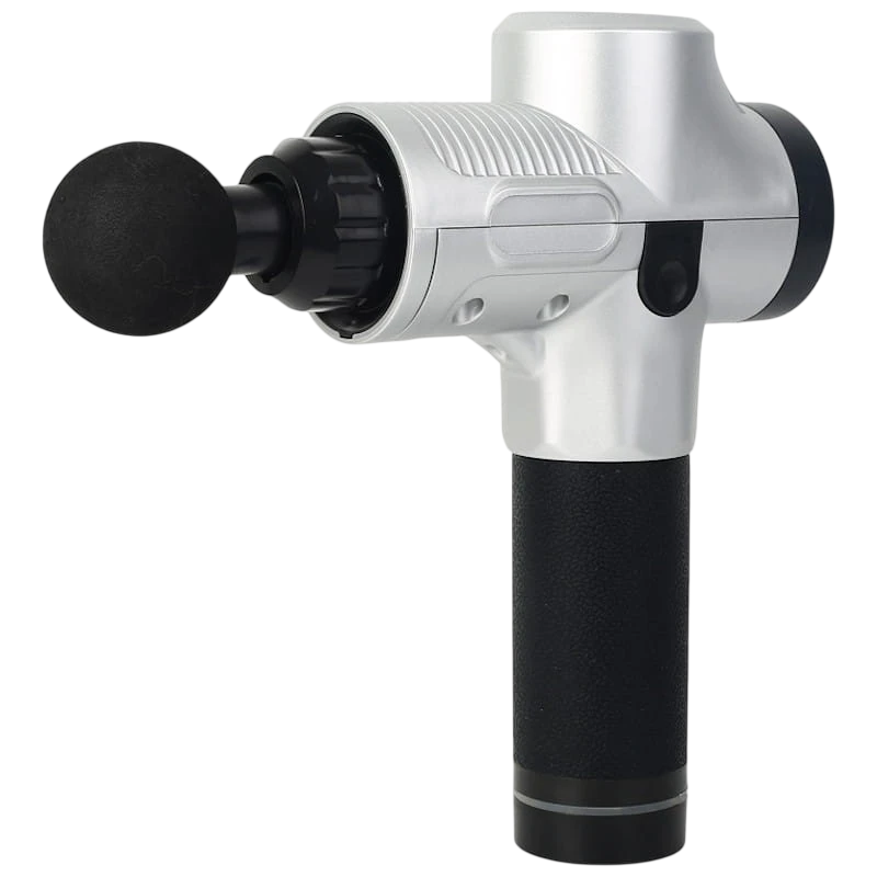 Pistola de Massagem Muscular MG-009 6 Cabeças 30 Níveis Branco