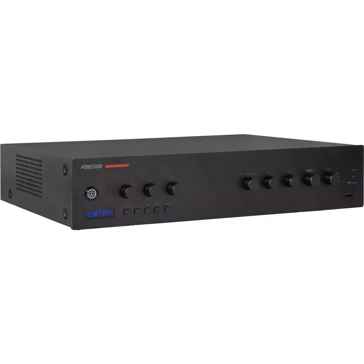 Fonestar PROX-120Z - Amplificador de som PA 120W c/ USB/MP3/FM/BT