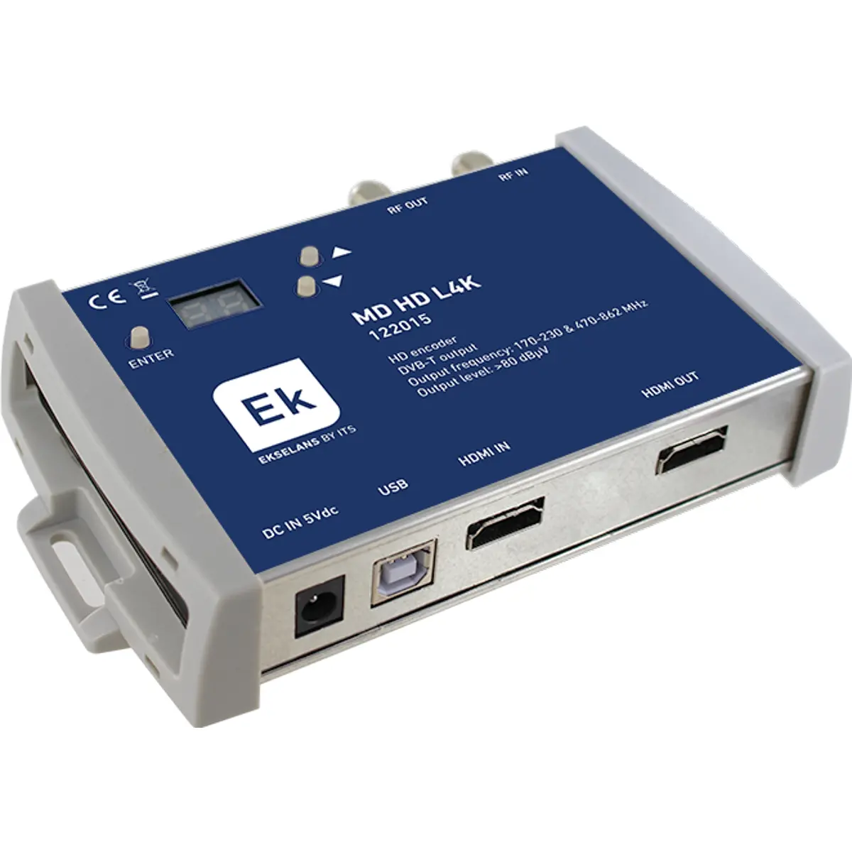 Ekselans MDHDL4K - Modulador digital a COFDM H.264 4K c/ loop HDMI