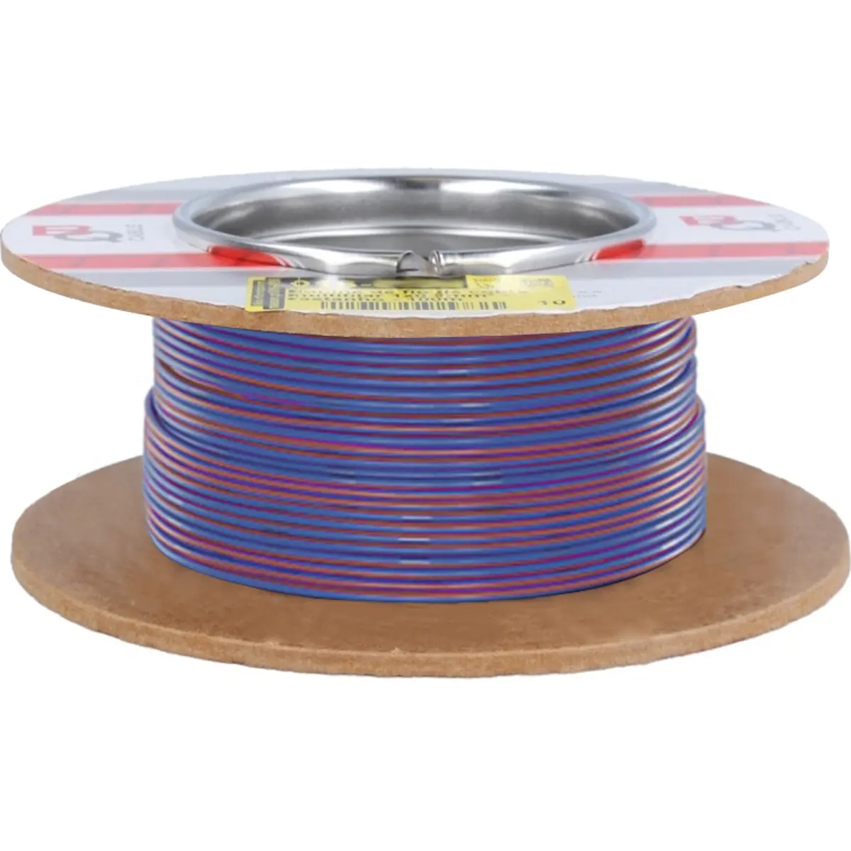 BQ Cable - Bobine de fio de cobre multifilar 1x0.5mm² - azul/vermelho - 100m