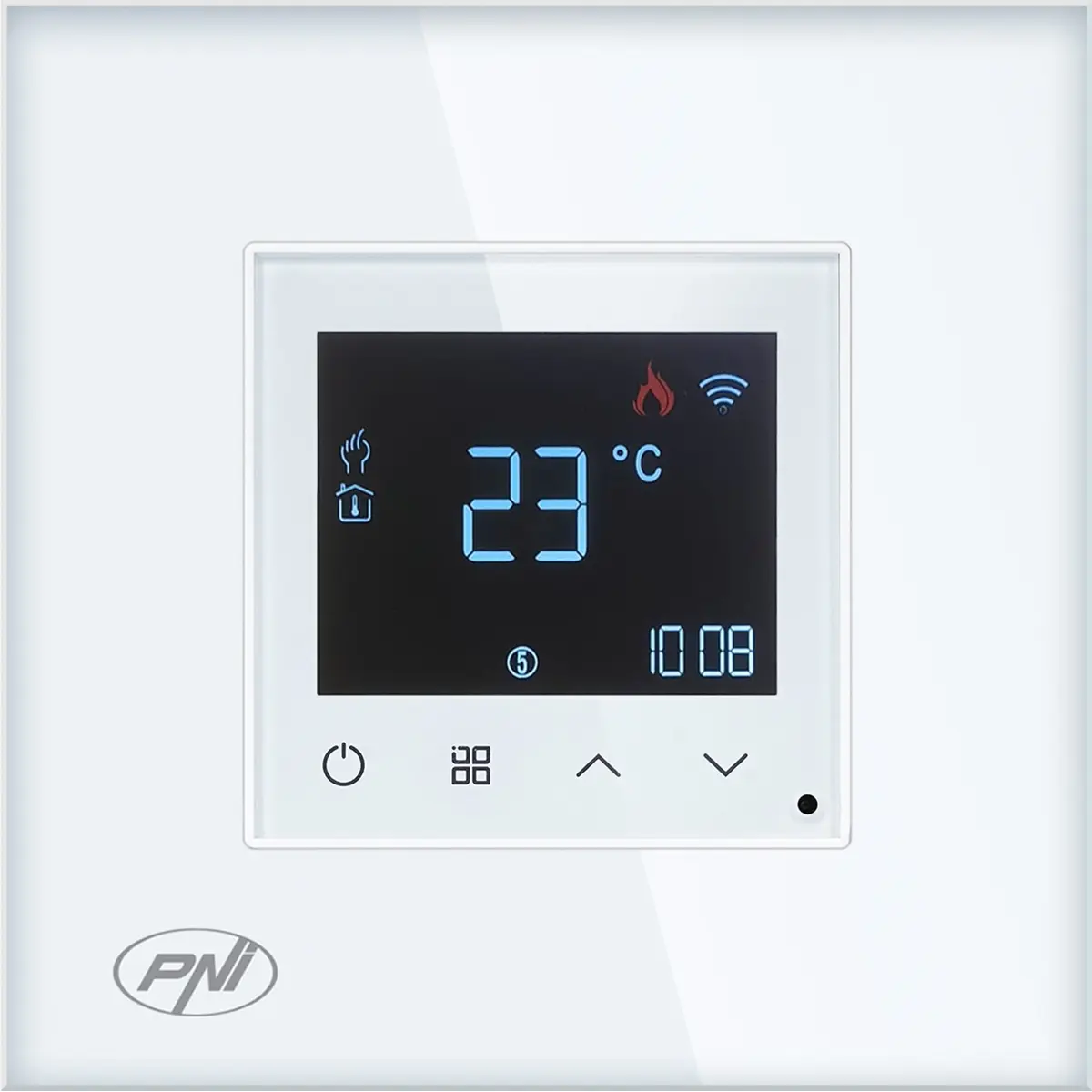 PNI CT25W - Termostato inteligente WiFi para aquecimentos a Gás - 16A contacto seco (compatível c/ Tuya)