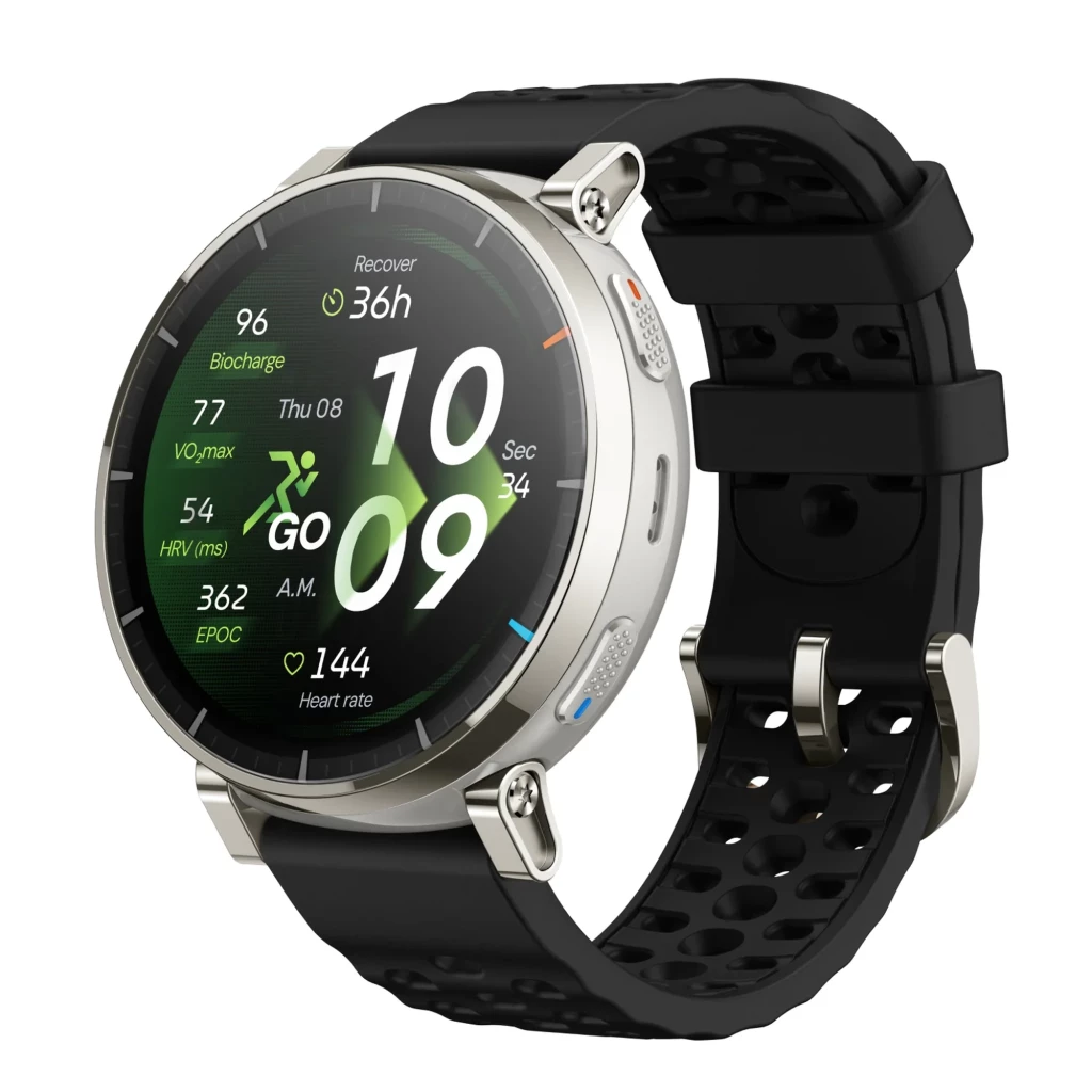 Amazfit Active 3 Premium 1,32" AMOLED Tátil GPS Apex Silver - Smartwatch
