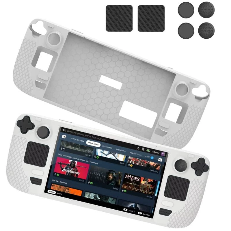 Capa Protetora Cinzenta para Steam Deck / Steam Deck OLED