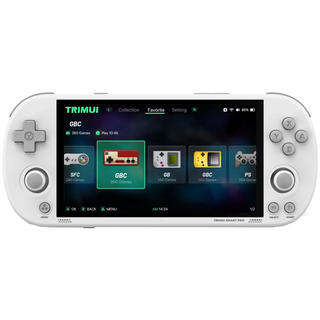 Trimui Smart Pro (sem cartão SD) Branco - Consola retro