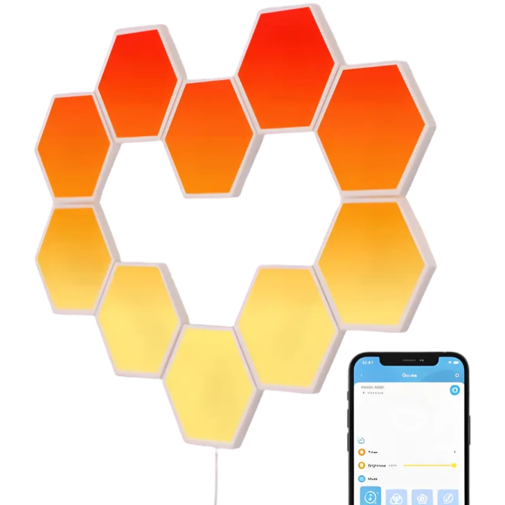 Govee H6061 Glide Hexa Light RGBIC Wifi Bluetooth - Painel de luz inteligente