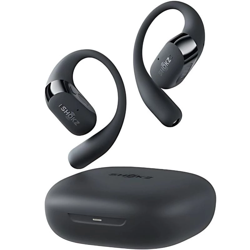 SHOKZ OpenFit 2+ Preto - Auriculares sem fios Bluetooth