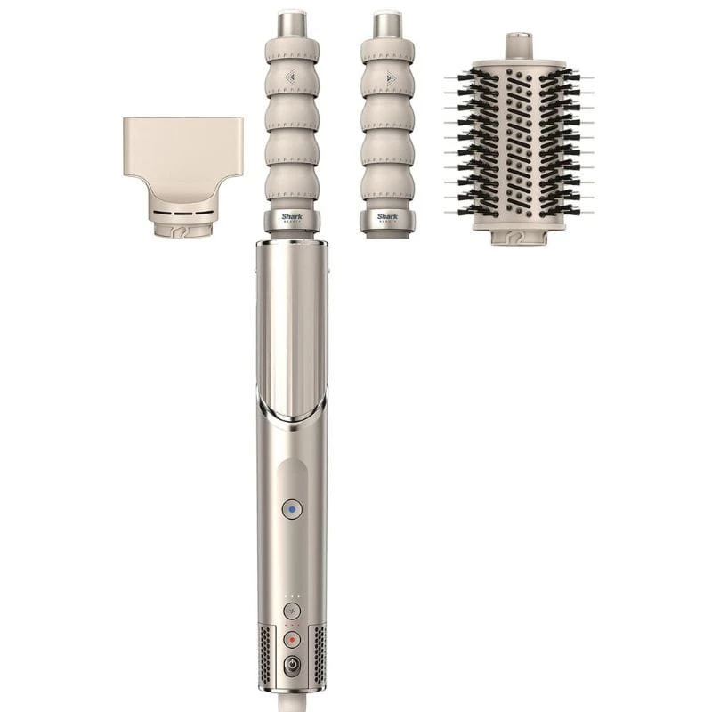 Shark FlexStyle 3 em 1 Champagne - Secador de cabelo e modelador