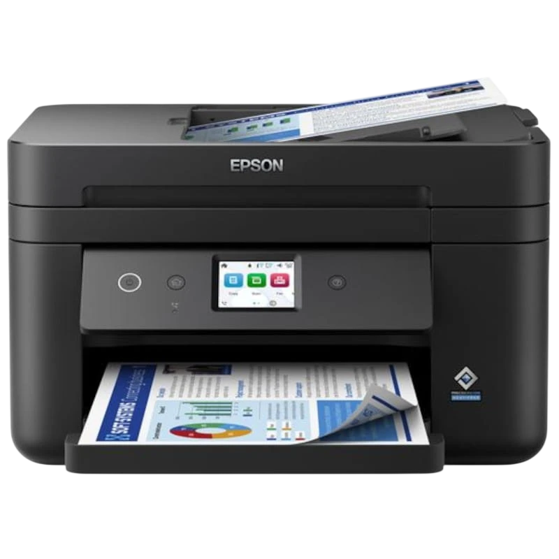 Impressora Multifuncional Epson WorkForce WF-2960DWF Tinta Cor WiFi Preto