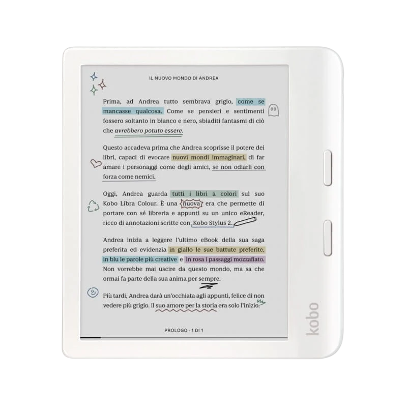 Rakuten Kobuten Kobo Libra Colour 32 GB Wifi Branco - Leitor de livros electrónicos