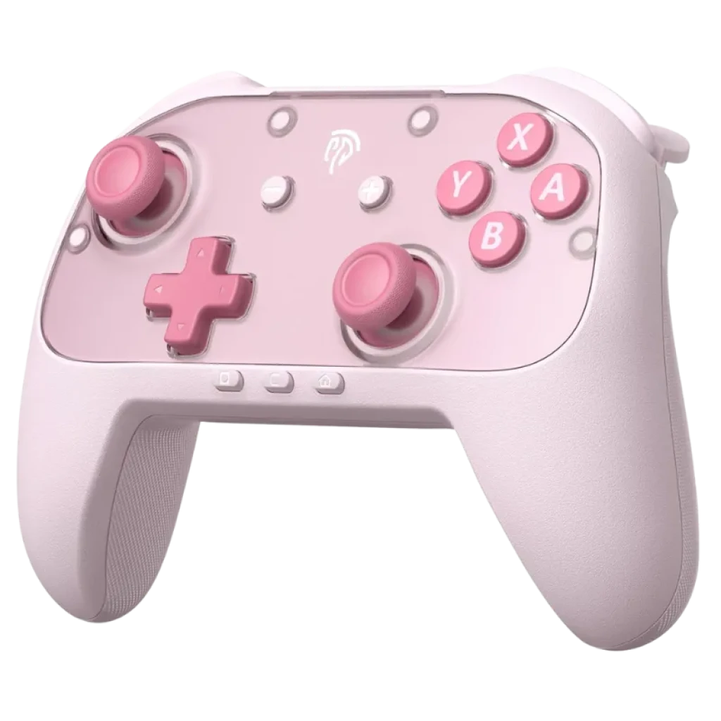 EasySMX S10 Lite Rosa - Gamepad para PC, Nintendo Switch e smartphone (Android e iOS)