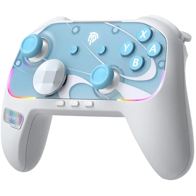 EasySMX S10 Switch Gamepad Branco - Comando sem fios para Nintendo Switch 2 com vibração HD