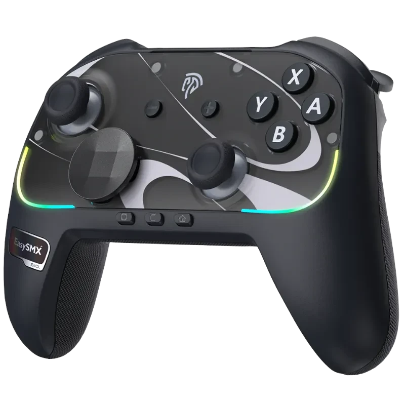 EasySMX S10 Switch Gamepad Preto - Comando sem fios para Nintendo Switch 2 com vibração HD