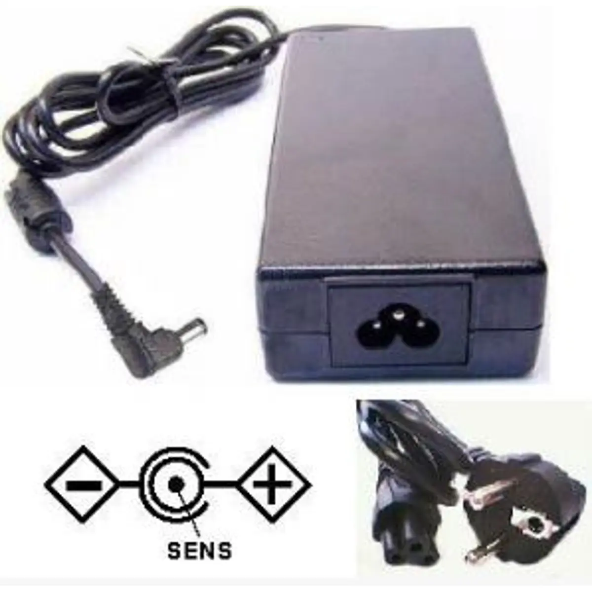 Classic PSE50114 - Fonte de alimentação 19.5V 4.62A 90W - 4.5x2.8mm c/ pino central compatível com HP/Compaq