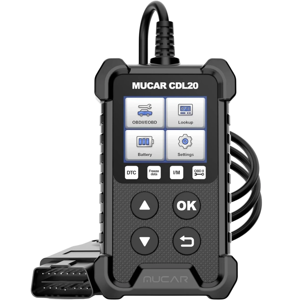 MUCAR CDL20 Leitor de diagnóstico OBD2 multimarca