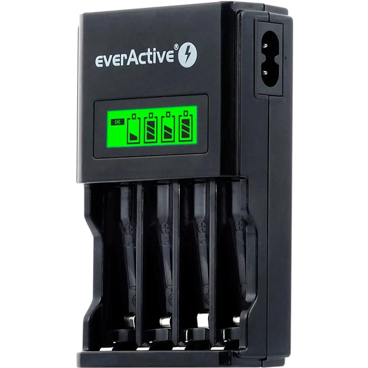 everActive NC-450 - Carregador para 1-4 baterias AAA / AA Ni-MH c/ LCD