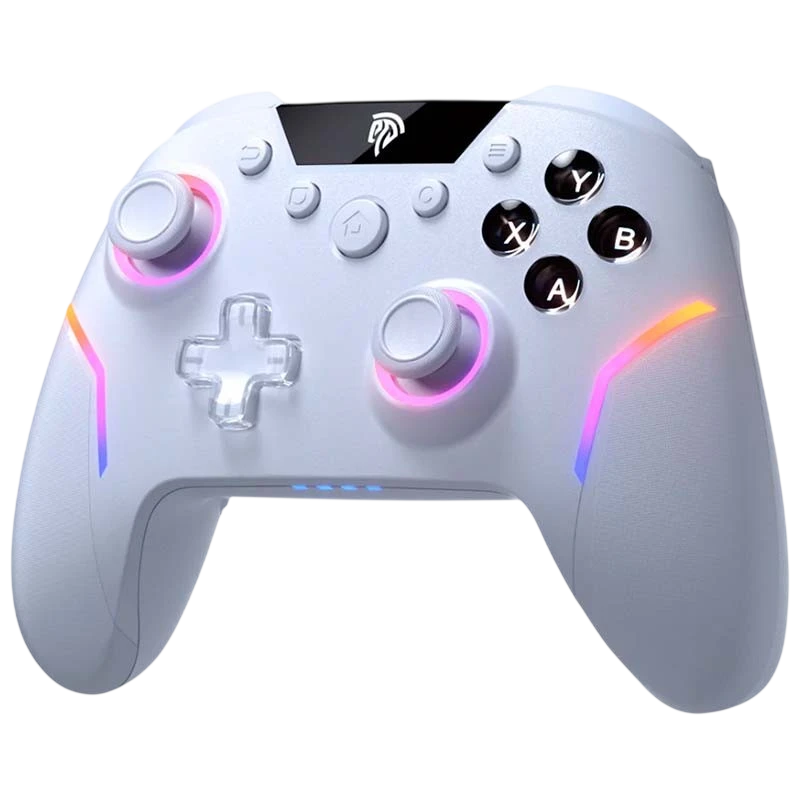 EasySMX X20 Branco - Gamepad com Botões Mecânicos para PC, Switch e Smartphone (Android e iOS)