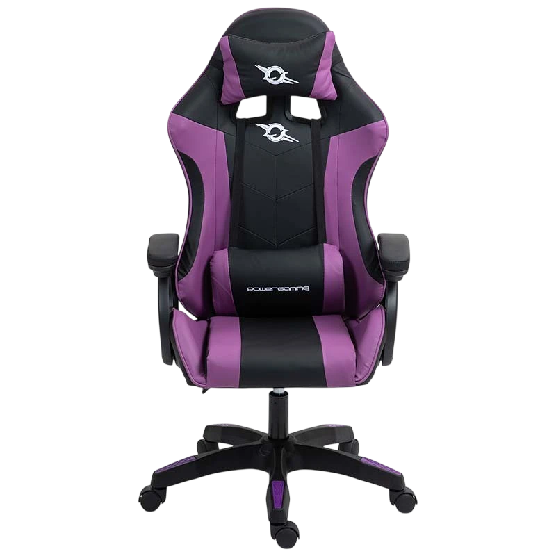 PowerGaming Cadeira Altifalante Massagem Preto+Lilás