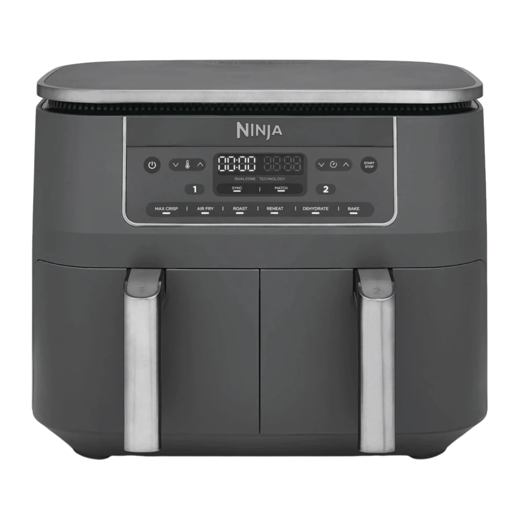 Fritadeira de Ar Ninja Dual Zone DZ300EU Dupla Cesta 7,6L 2400W 6 Programas