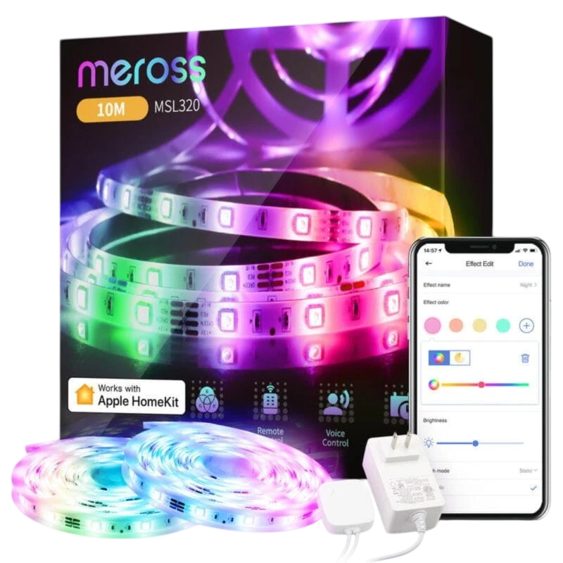 Meross MSL320 2x5m - Fita LED RGB