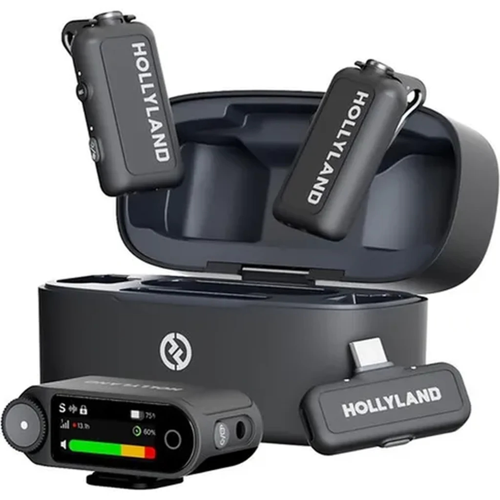 Microfone Sem Fios Hollyland Lark Max 2 Duo Combo Lapela
