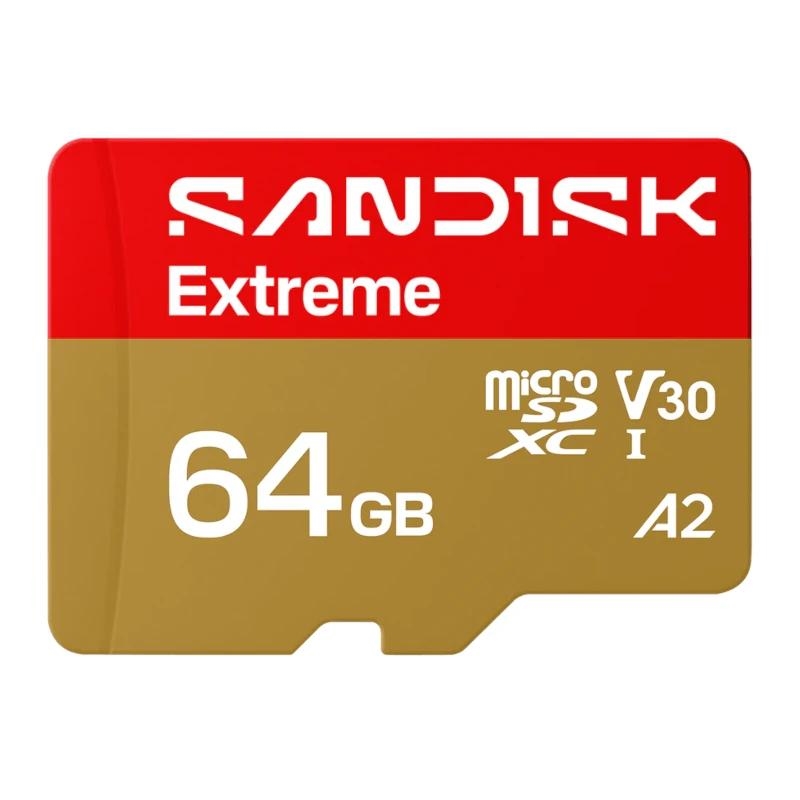 Sandisk microSDXC Extreme 64Gb uSD 170/80MBs +Adap