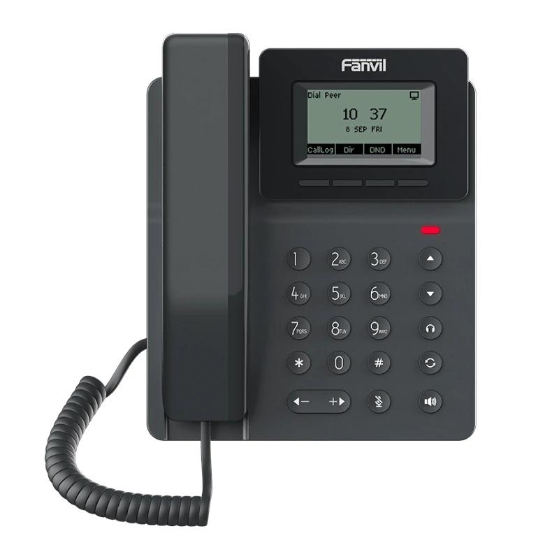 Fanvil V50P 2 líneas SIP Pantalla 2.3" PoE 2x10/10