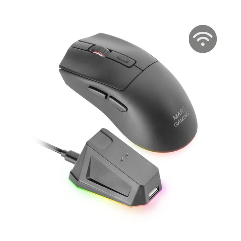 Mars Gaming Raton Ultraligero MMT3 blanco